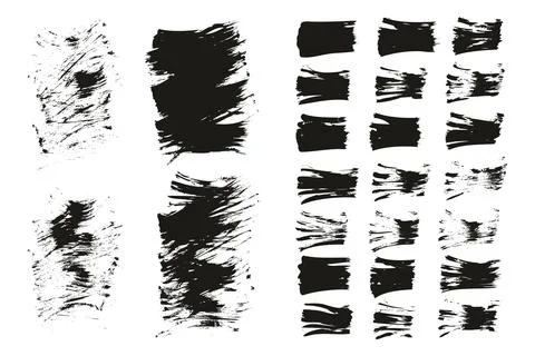 Flat Fan Brush Thin Short Background &amp; Straight Lines Mix High Detail Abstract Stock Illustration
