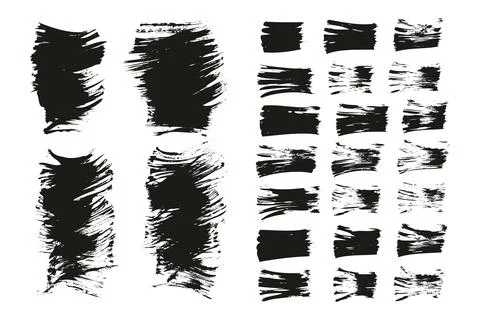 Flat Fan Brush Thin Short Background &amp; Straight Lines Mix High Detail Abstract 스톡 일러스트
