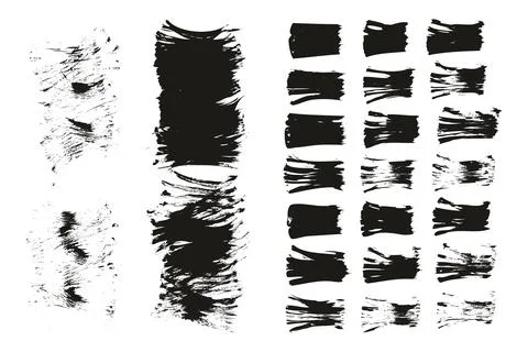 Flat Fan Brush Thin Short Background &amp; Straight Lines Mix High Detail Abstract イラスト素材