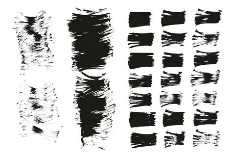 Flat Fan Brush Thin Short Background &amp; Straight Lines Mix High Detail Abstract 스톡 일러스트