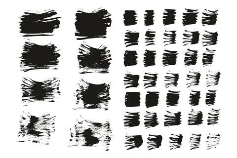 Flat Fan Brush Thin Short Background &amp; Straight Lines Mix High Detail Abstract イラスト素材