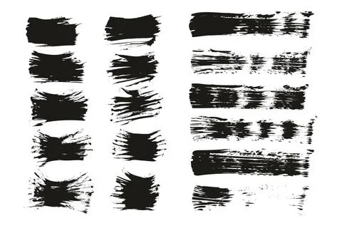 Flat Fan Brush Thin Short Background &amp; Straight Lines Mix High Detail Abstract 스톡 일러스트