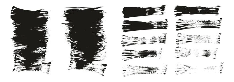 Flat Fan Brush Thin Short Background &amp; Straight Lines Mix High Detail Abstract Stockillustratie
