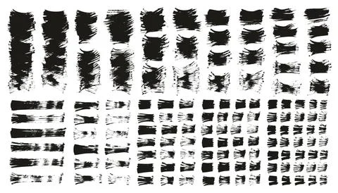 Flat Fan Brush Thin Short Background &amp; Straight Lines Mix High Detail Abstract 스톡 일러스트