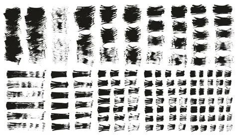 Flat Fan Brush Thin Short Background &amp; Straight Lines Mix High Detail Abstract Stock Illustration
