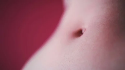 Flat female tummy Stock Footage 81701016