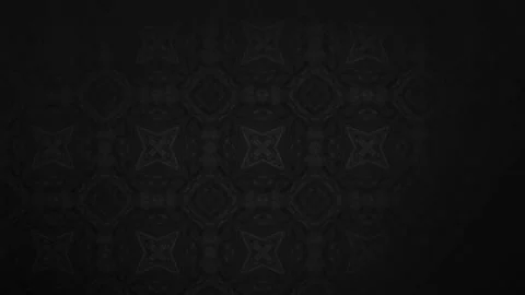 Flat Flower Black Background Animation Stock Footage 155473524