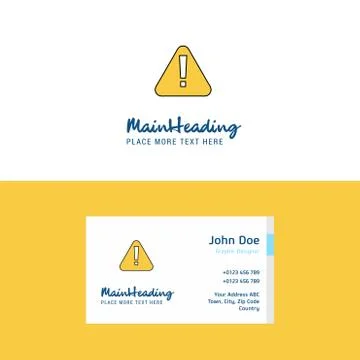 Flat Folder Logo and Visiting Card Template. Busienss Concept Logo Design 스톡 일러스트