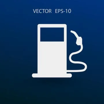 Flat fuel icon. Vector Stock Illustration