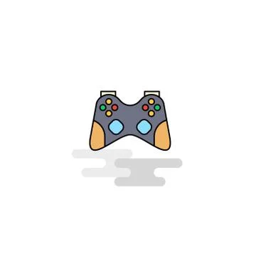 Flat Game controller Icon. Vector イラスト素材