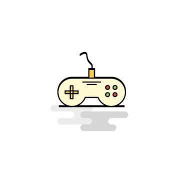 Flat Game controller  Icon. Vector Stock Illustration
