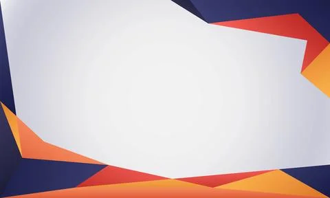 Flat geometric abstract shapes background Stock Illustration