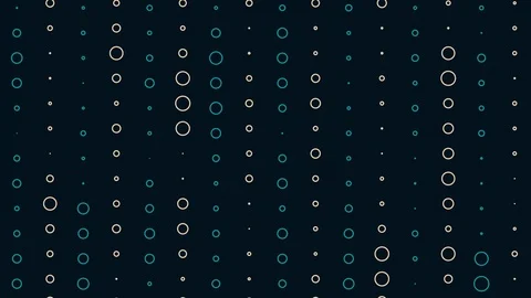 Flat geometric background from circles Stock Footage 123381057