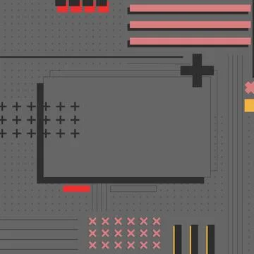 Flat geometric background. 스톡 일러스트