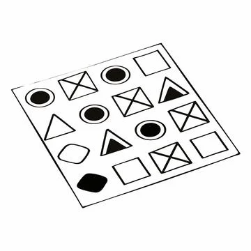 Flat Geometric Pattern In Pastel Tones vector illustration design 100 Stock Illustration