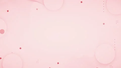 Flat Geometric Shapes Red Stock-Footage 220421279