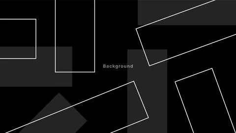 Flat geometric square shapes of dark colors with a white outline. Ready for.. Stock Illustration