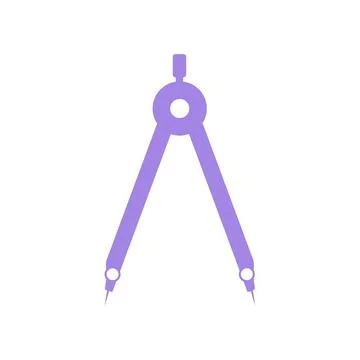 Flat Geometry Icon Symbol Vector Illustration Stock Illustration