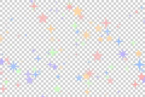 Flat glitter sparkle celebration background, transparent PNG design element Stock Illustration