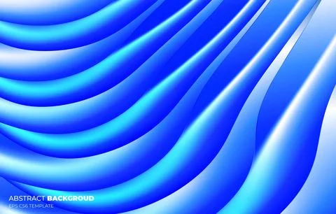 Flat gradient blue color abstract style background design template Иллюстрация