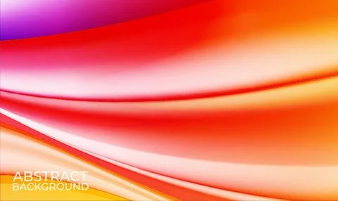 Flat gradient color with abstract with wavy style vector background design Stock Illustration