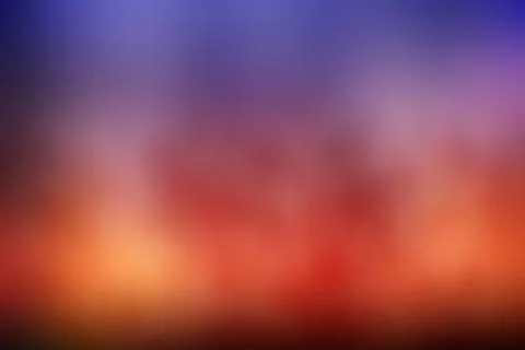 Flat gradient design is showing blurred warm reds merging into cool purple and Stock Photos