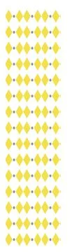 A flat graphic pattern illustration featuring geometric pattern with yellow d 库存插图