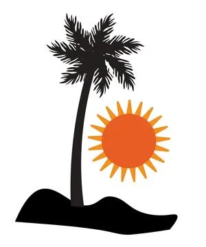 A flat graphic with solid colors and no gradients or textures illustration fe Stock Illustration