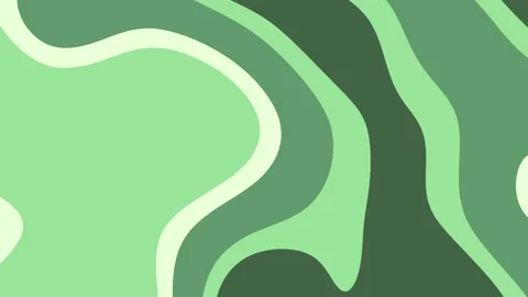 Flat green shapes background with layered contours Stock Footage 314974088