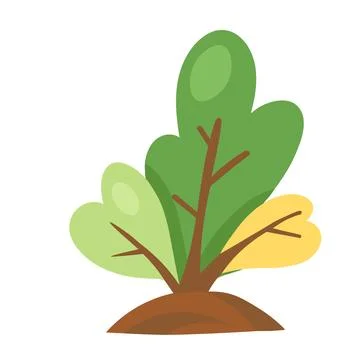 Flat Green Turnip And Beet Leaves Icon Stock Illustration