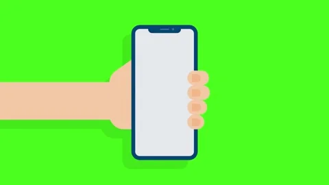 Flat hands phone 105 Stock Footage 222051158