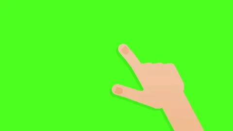 Flat hands scroll 111 Stock Footage 222051175