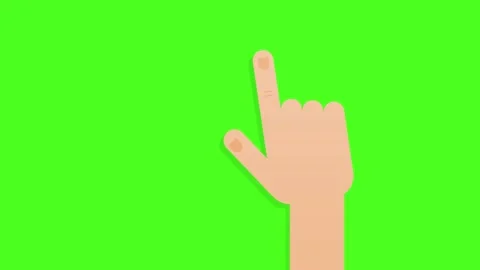 Flat hands scroll 115 Stock Footage 222051178