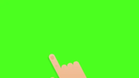 Flat hands scroll 117 Stock Footage 222051184