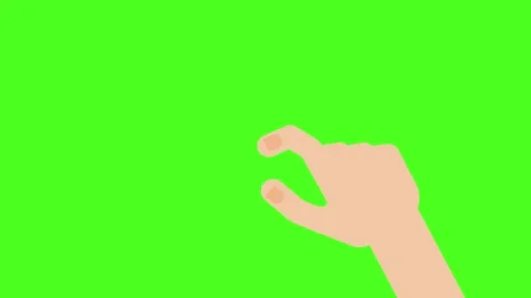 Flat hands scroll 118 Stock Footage 222051185