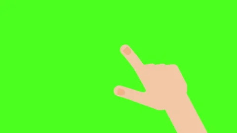 Flat hands scroll 120 1 Stock Footage 222051189