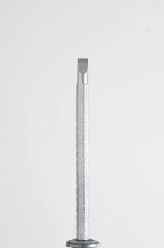 Flat head screwdriver close up macro Stock Photos