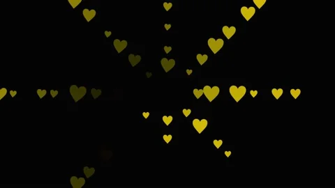 Flat Heart shape plane animation motion graphics Stock Footage 196963589