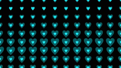 Flat Heart shape plane animation motion graphics Video stock 196963771
