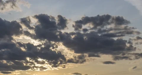 Flat hill meadow timelapse at the summer sunset time. Wild nature and rural Stock Footage 169654045