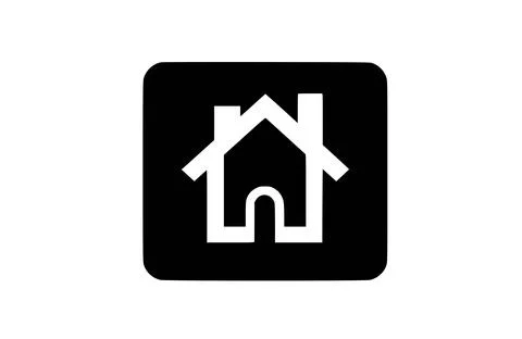 Flat home icon symbol vector Illustration. Stock Illustration
