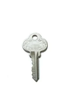 Flat House Key Top View Stock Photos