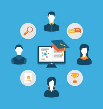 Flat icon 62 bf Illustrazione stock