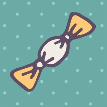 Flat icon of candy Stock Illustration