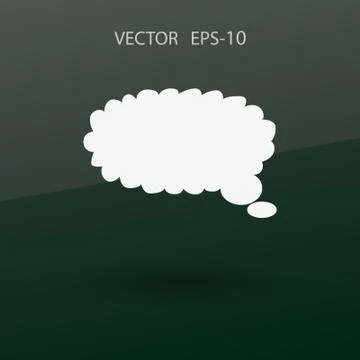 Flat  icon of a communication. vector illustration Stock Illustration