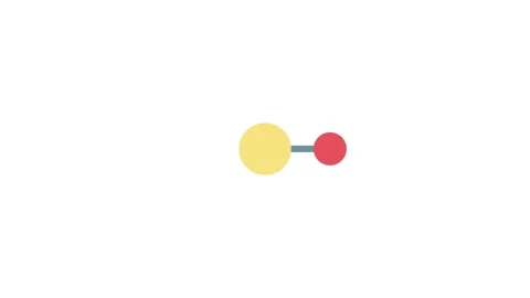 Flat icon depicting a network with four colored circles representing differ.. Stock Footage 332849764