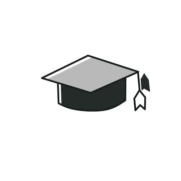 Flat icon with education icon for web design. Online class, school, study. Illustrazione stock