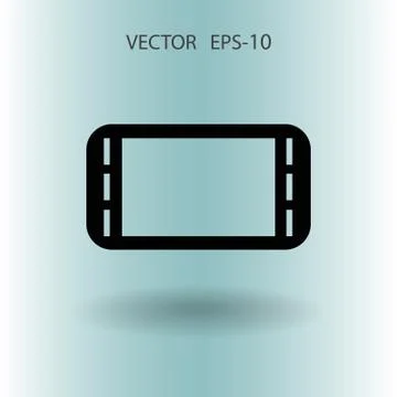 Flat icon of gamepad. vector illustration Stock Illustration