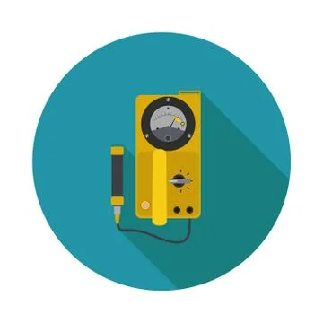 Flat icon Geiger Stock Illustration