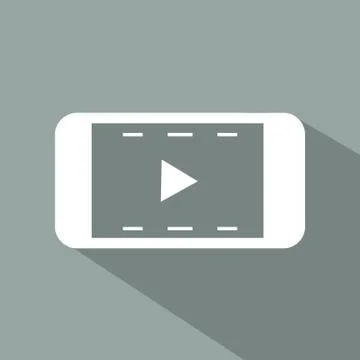 Flat icon 库存插图
